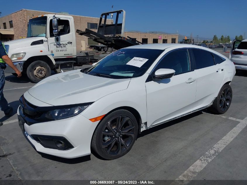 2020 HONDA CIVIC SEDAN SPORT - 19XFC2E86LE007638