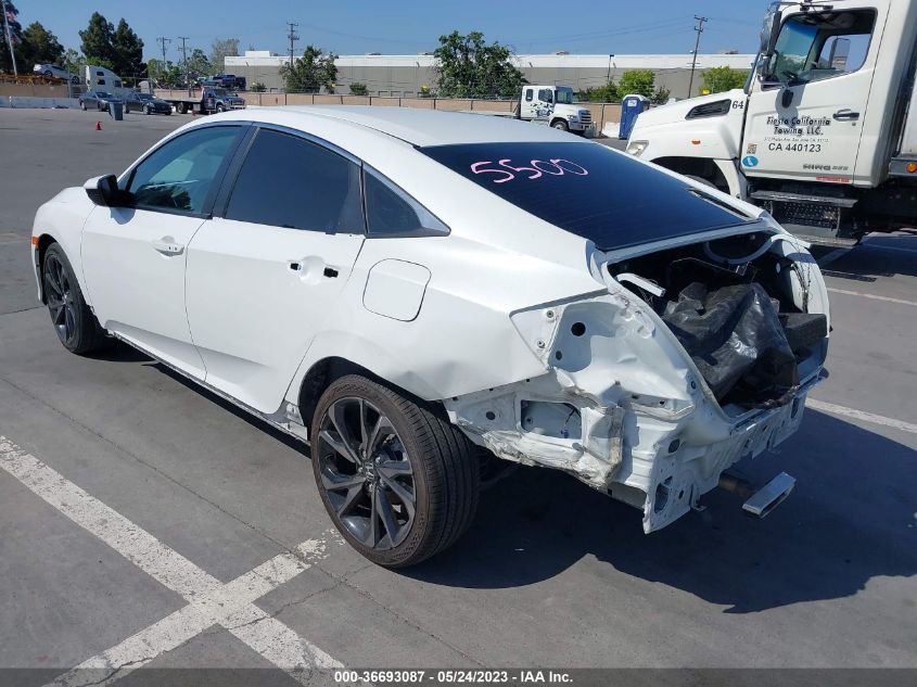 2020 HONDA CIVIC SEDAN SPORT - 19XFC2E86LE007638