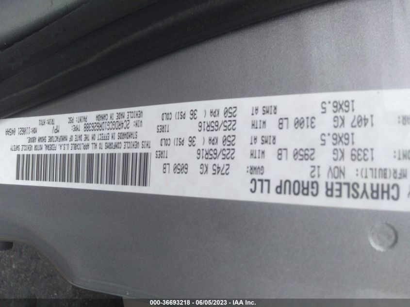 2013 DODGE GRAND CARAVAN SXT - 2C4RDGCG1DR626388