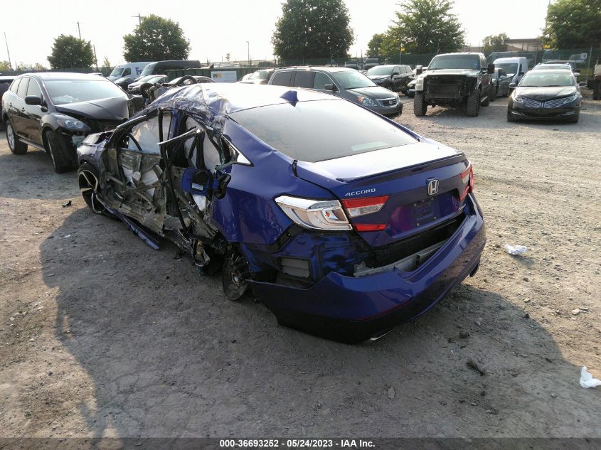 2020 HONDA ACCORD SEDAN SPORT - 1HGCV1F38LA024567