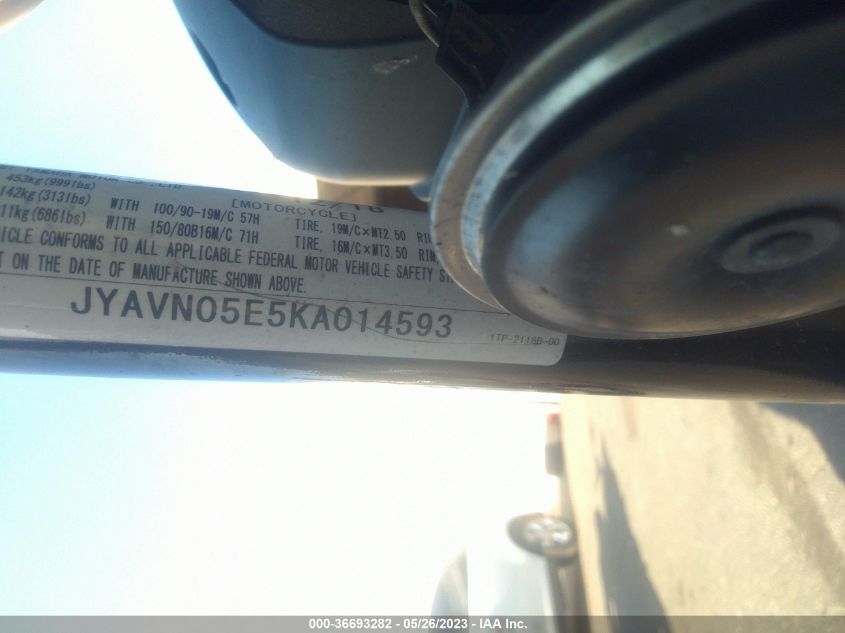 2019 YAMAHA XVS950 CU/CUC - JYAVN05E5KA014593