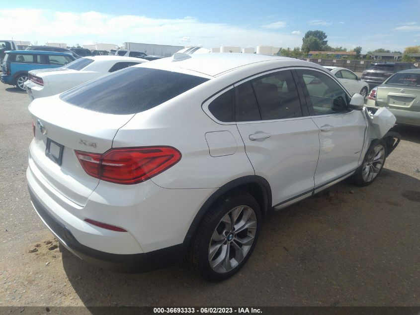2016 BMW X4 XDRIVE28I - 5UXXW3C56G0R20553