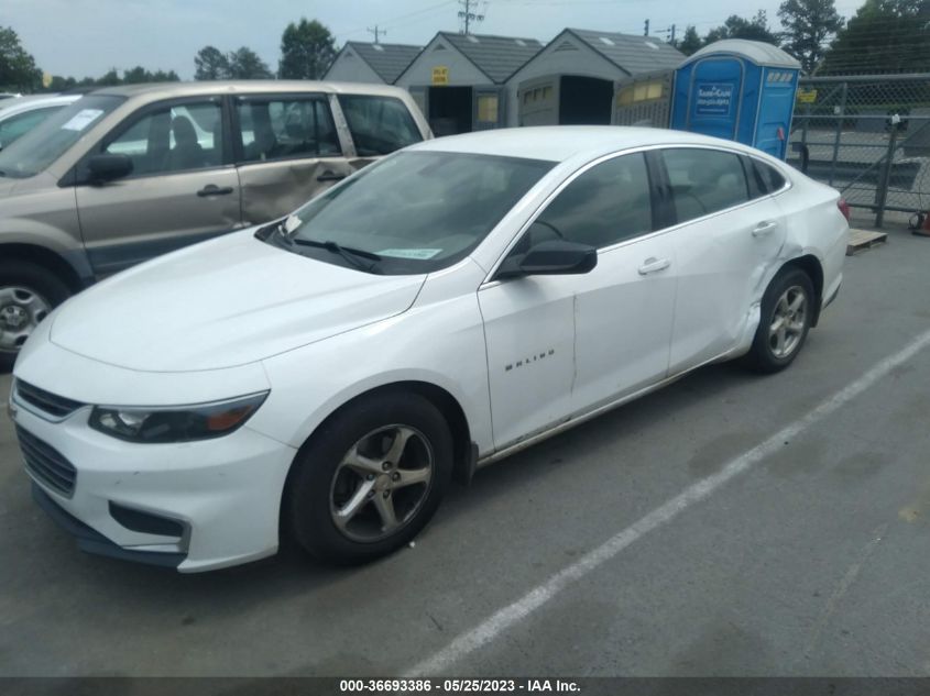 2016 CHEVROLET MALIBU LS - 1G1ZB5ST0GF343218