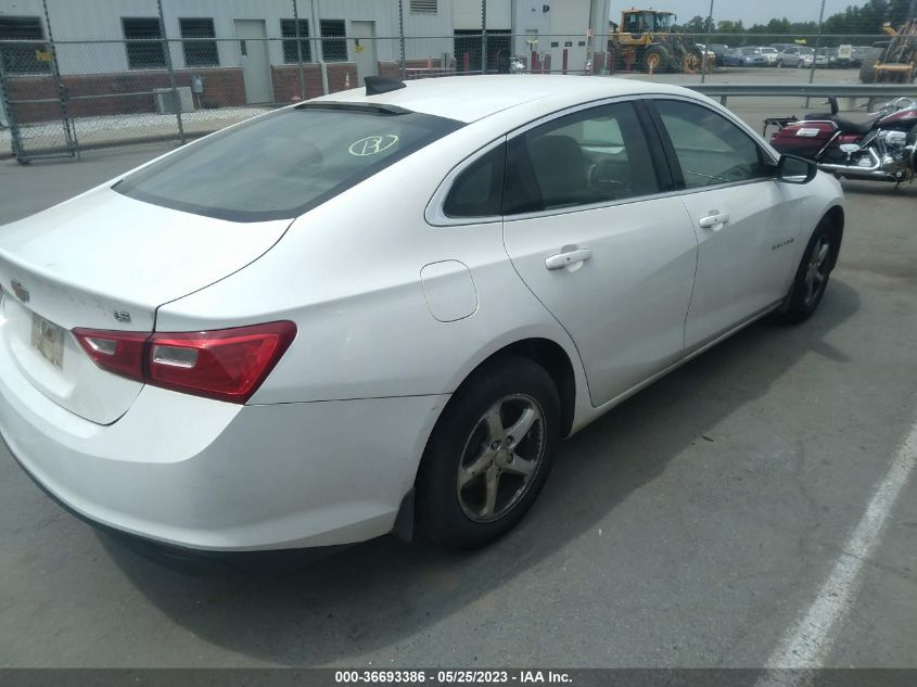 2016 CHEVROLET MALIBU LS - 1G1ZB5ST0GF343218