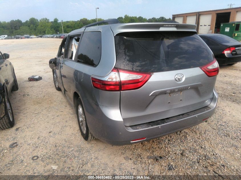 2016 TOYOTA SIENNA XLE/XLE AAS/LTD - 5TDYK3DC2GS758870