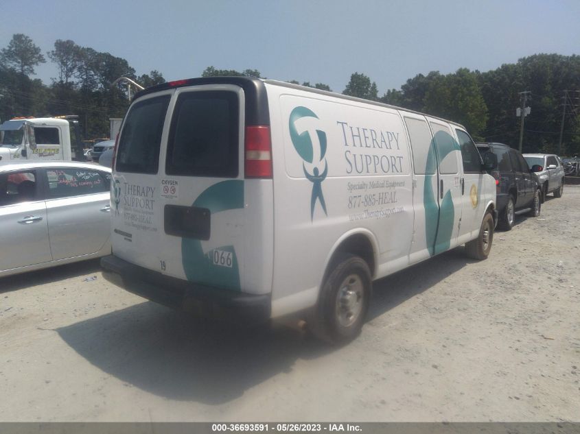 2014 CHEVROLET EXPRESS CARGO VAN - 1GCWGGCA8E1159319