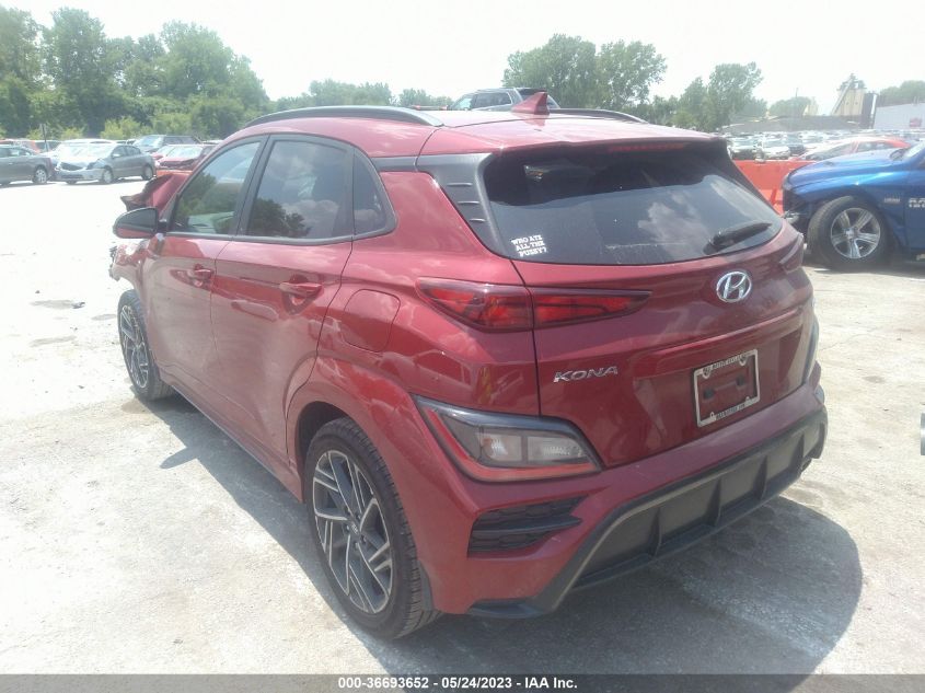 2022 HYUNDAI KONA N LINE - KM8K33A39NU918237
