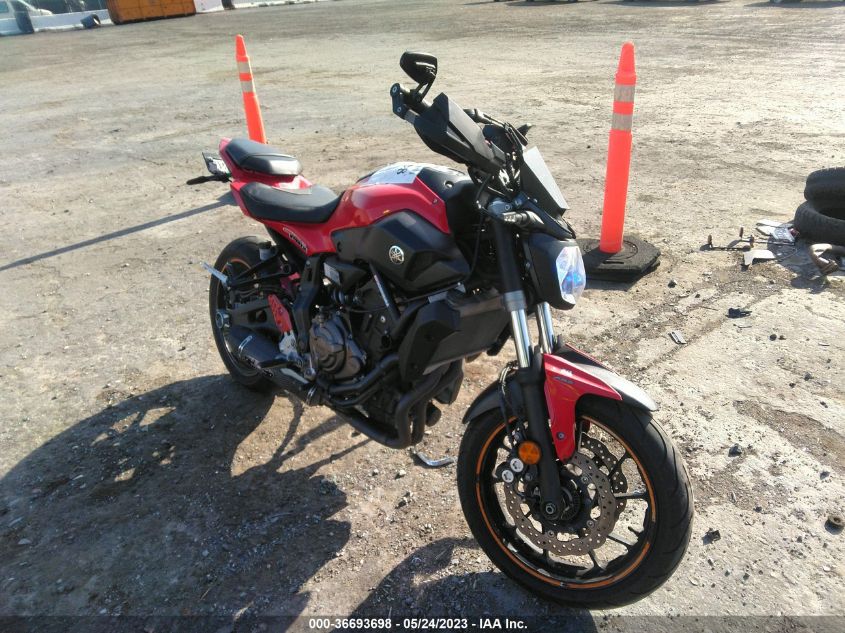 2017 YAMAHA FZ07A C JYARM20Y6HA000129
