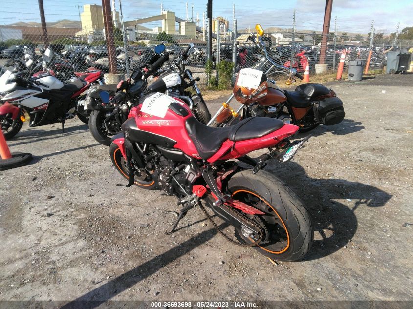 2017 YAMAHA FZ07A C JYARM20Y6HA000129