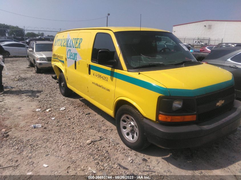 2014 CHEVROLET EXPRESS CARGO VAN - 1GCSGAF4XE1137856