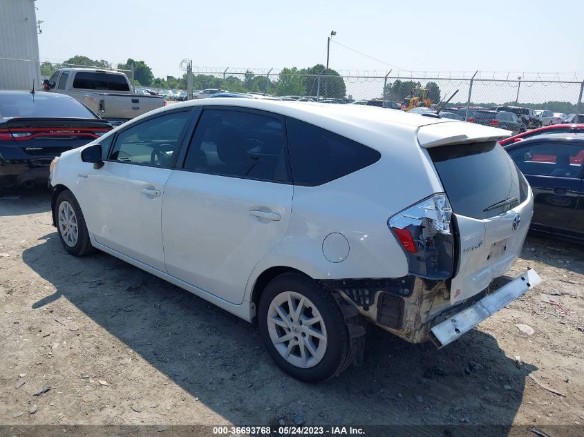2014 TOYOTA PRIUS V TWO/THREE/FIVE - JTDZN3EUXE3292641
