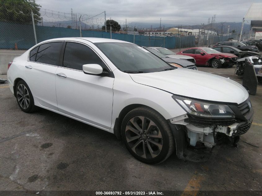 2015 HONDA ACCORD SEDAN SPORT - 1HGCR2F54FA201907