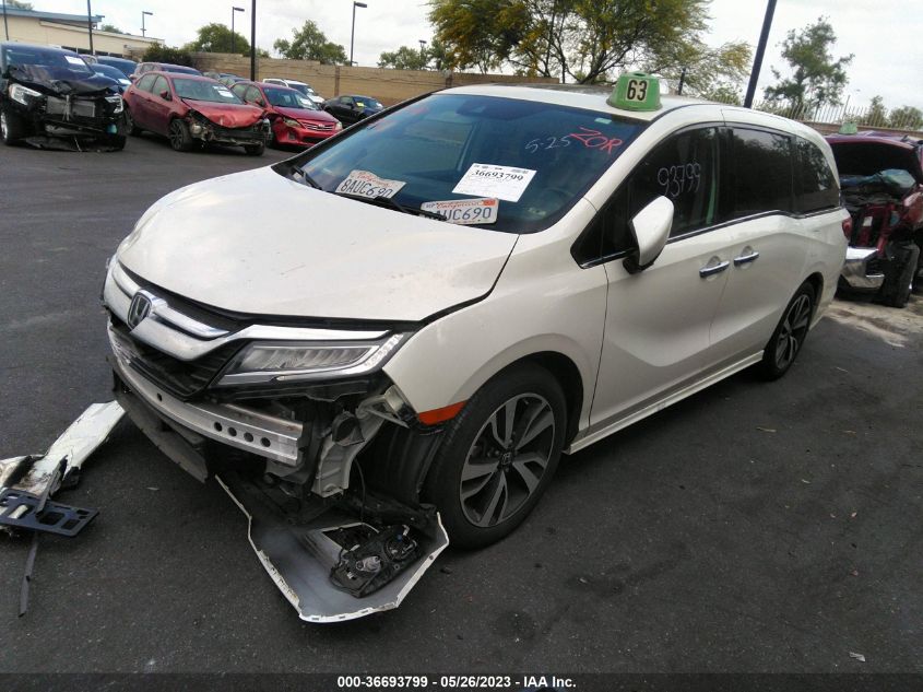 2018 HONDA ODYSSEY ELITE - 5FNRL6H97JB039188