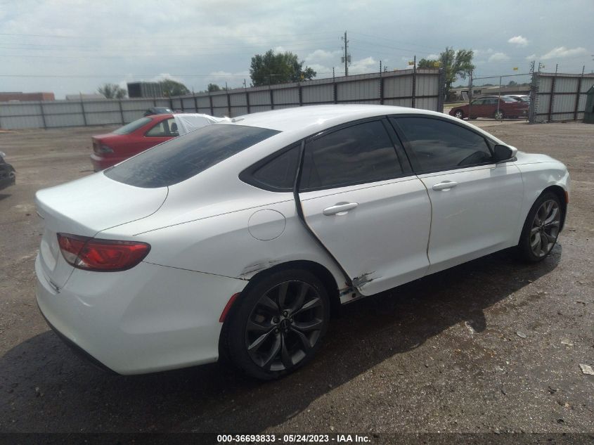 2015 CHRYSLER 200 S - 1C3CCCBB4FN672423