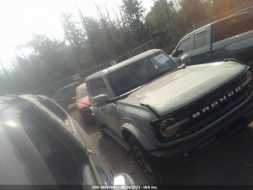 2022 FORD BRONCO BASE/BIG BEND - 1FMEE5BP7NLB48114