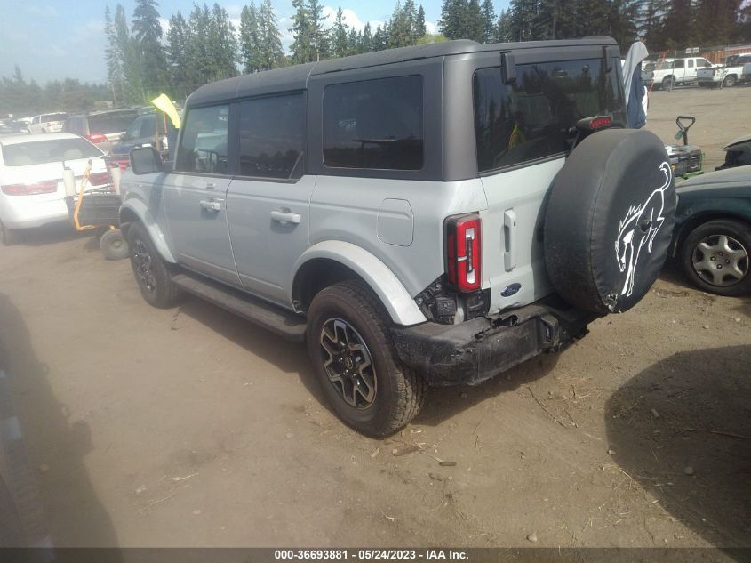 2022 FORD BRONCO BASE/BIG BEND - 1FMEE5BP7NLB48114