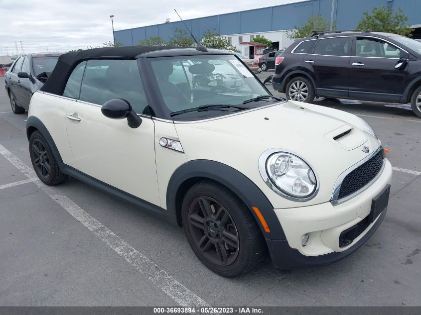2014 MINI COOPER CONVERTIBLE S - WMWZP3C50ET707646