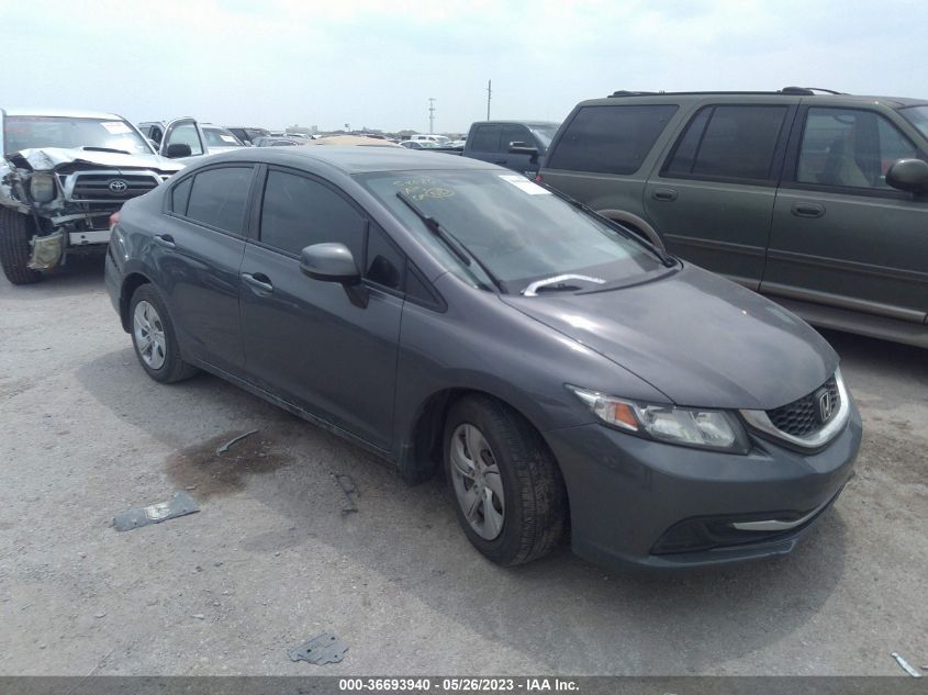 2013 HONDA CIVIC SDN LX - 2HGFB2F56DH557016