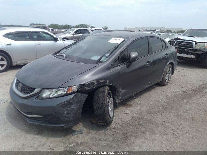 2013 HONDA CIVIC SDN LX - 2HGFB2F56DH557016