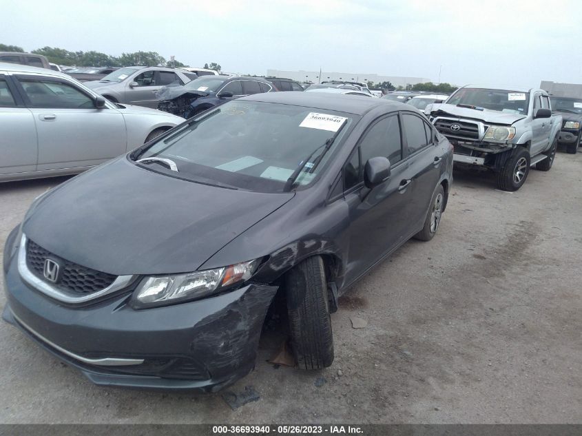 2013 HONDA CIVIC SDN LX - 2HGFB2F56DH557016