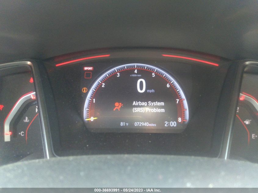 2019 HONDA CIVIC TYPE R TOURING - SHHFK8G78KU202643
