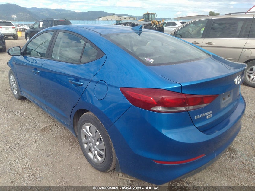 VIN KMHD74LF1HU417387 2017 HYUNDAI ELANTRA SE