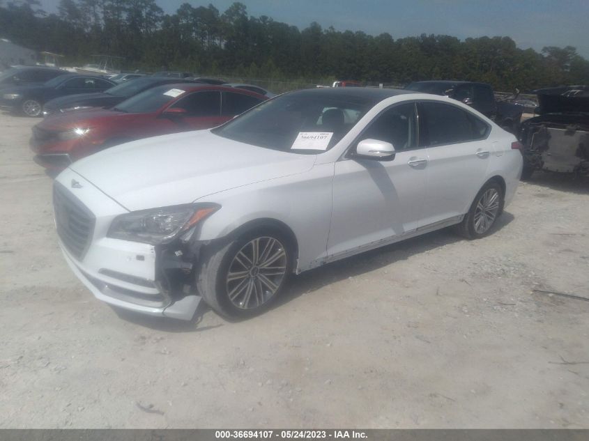 2018 GENESIS G80 3.8L - KMHGN4JE1JU224952