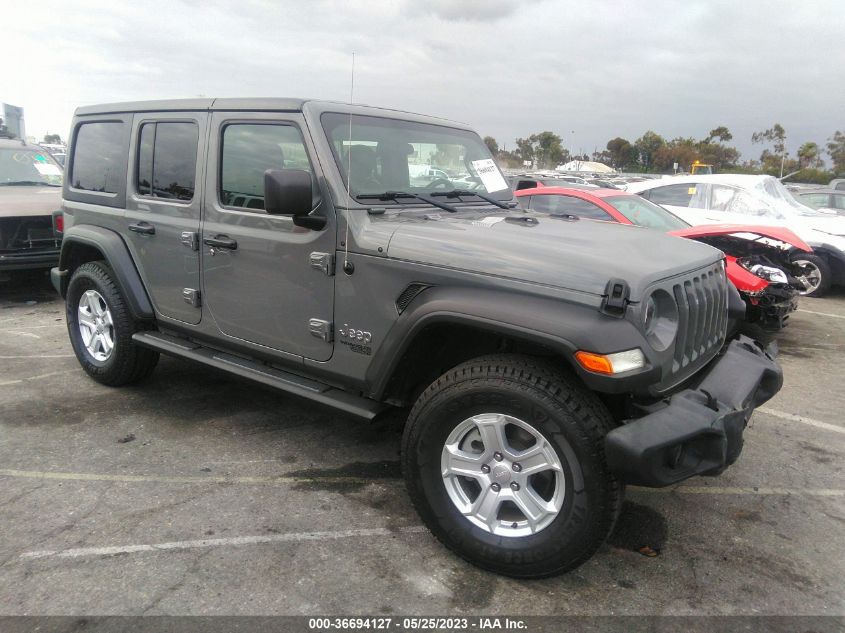 2019 JEEP WRANGLER UNLIMITED SPORT S - 1C4HJXDG3KW661845