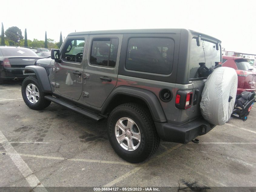 2019 JEEP WRANGLER UNLIMITED SPORT S - 1C4HJXDG3KW661845