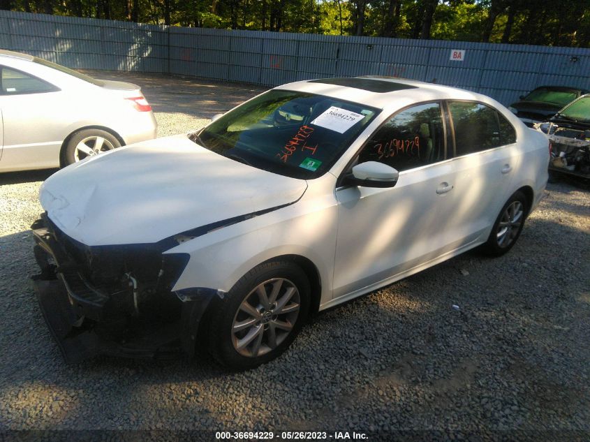 2013 VOLKSWAGEN JETTA SEDAN SE W/CONVENIENCE/SUNROOF - 3VWDP7AJ8DM449892