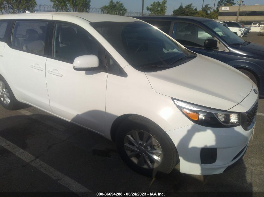 2018 KIA SEDONA L - KNDMA5C12J6404934