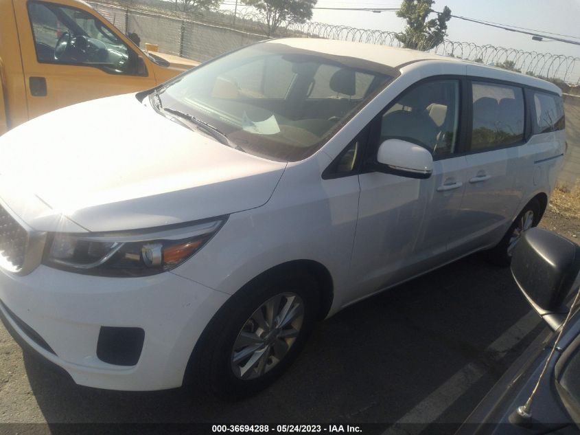 2018 KIA SEDONA L - KNDMA5C12J6404934