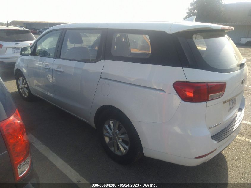2018 KIA SEDONA L - KNDMA5C12J6404934