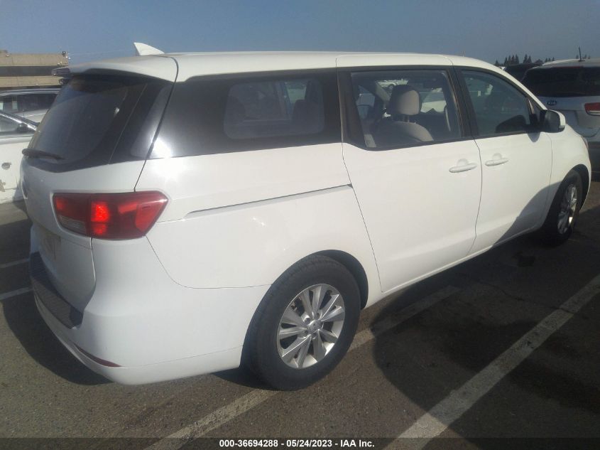 2018 KIA SEDONA L - KNDMA5C12J6404934