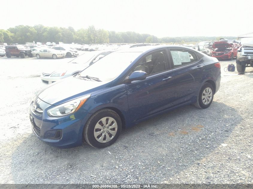 2016 HYUNDAI ACCENT SE - KMHCT4AE3GU043784