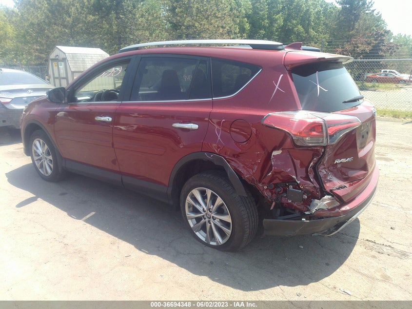 VIN 2T3DFREV6JW849023 2018 TOYOTA RAV4 LIMITED/PLATINUM