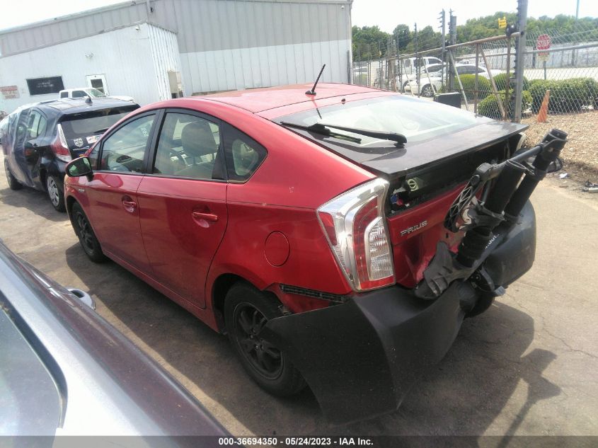 2013 TOYOTA PRIUS ONE/TWO/THREE/FOUR/FIVE - JTDKN3DU3D1640065