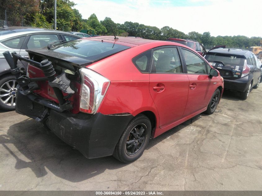 2013 TOYOTA PRIUS ONE/TWO/THREE/FOUR/FIVE - JTDKN3DU3D1640065