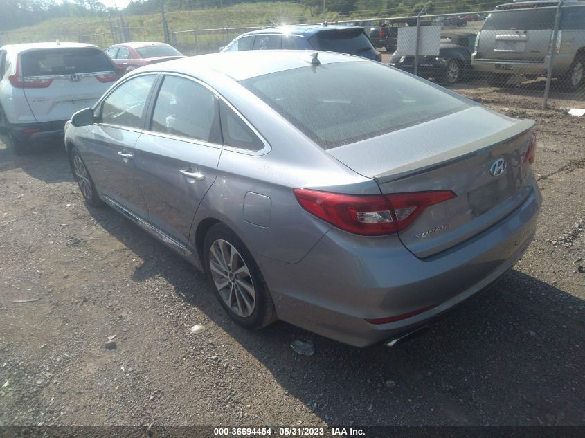 2015 HYUNDAI SONATA 2.4L SPORT - 5NPE34AF0FH051534