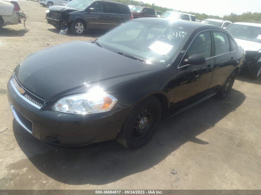 2016 CHEVROLET IMPALA LIMITED POLICE POLICE 2G1WD5E37G1143646