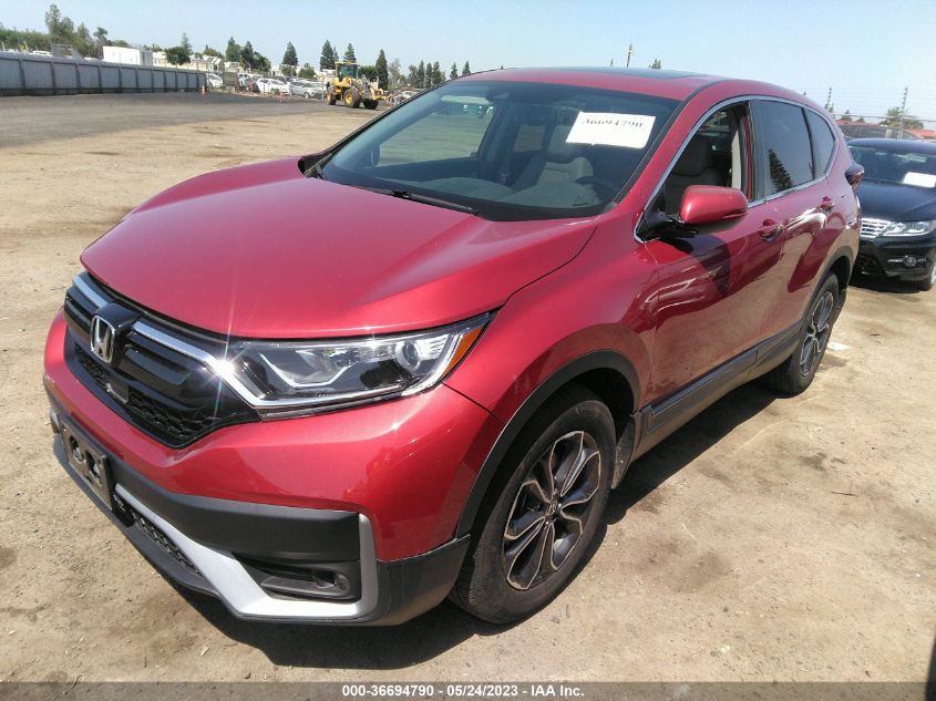 2021 HONDA CR-V EX-L - 2HKRW2H82MH673392