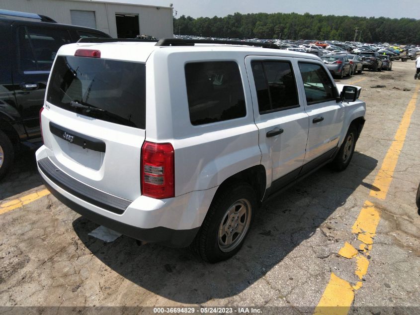 2015 JEEP PATRIOT SPORT - 1C4NJPBA6FD313878