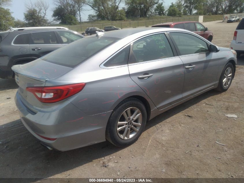 2016 HYUNDAI SONATA 2.4L SE - 5NPE24AF9GH375084