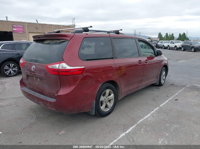 5TDKZ3DC0HS828014 2017 TOYOTA SIENNA, photo no. 4