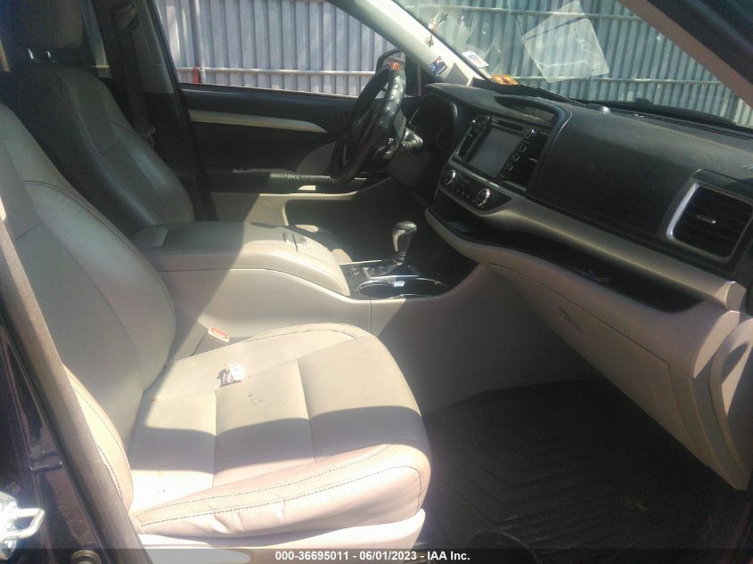 2016 TOYOTA HIGHLANDER XLE - 5TDJKRFH7GS273637