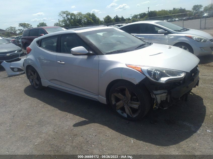 2014 HYUNDAI VELOSTER TURBO - KMHTC6AE3EU191474