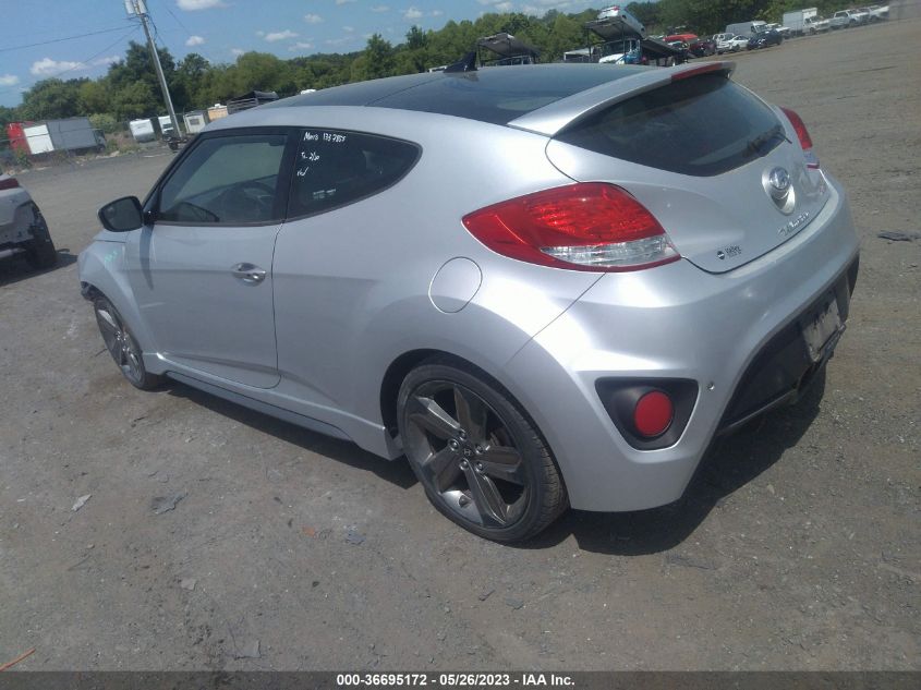 2014 HYUNDAI VELOSTER TURBO - KMHTC6AE3EU191474