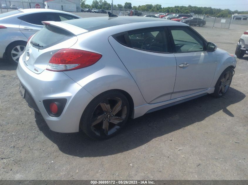 2014 HYUNDAI VELOSTER TURBO - KMHTC6AE3EU191474