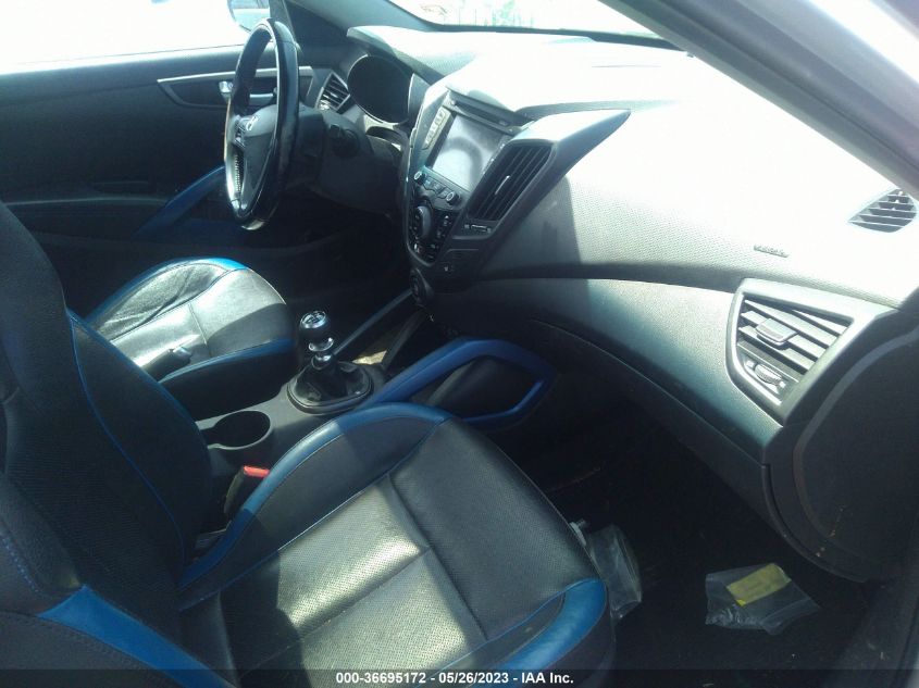 2014 HYUNDAI VELOSTER TURBO - KMHTC6AE3EU191474