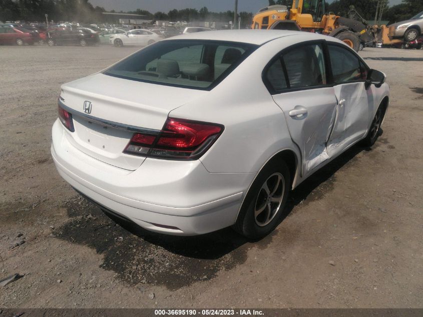 2015 HONDA CIVIC SEDAN SE - 19XFB2F72FE218056